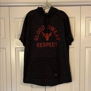 Men’s Under Armour loose fit "Blood Sweat Respect" short sleeve hoodie